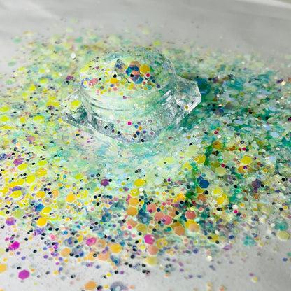 Fairy Godmother/Chunky Iridescent Glow In the Dark Glitter image 2