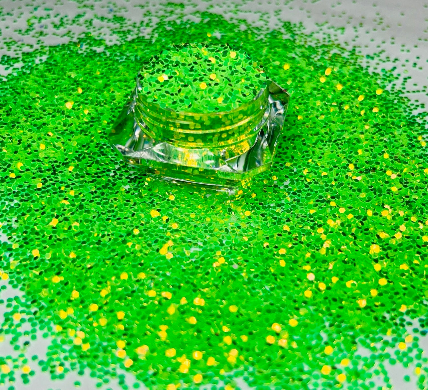 Ghost Busters/Neon Green Chunky Glow Glitter image 2