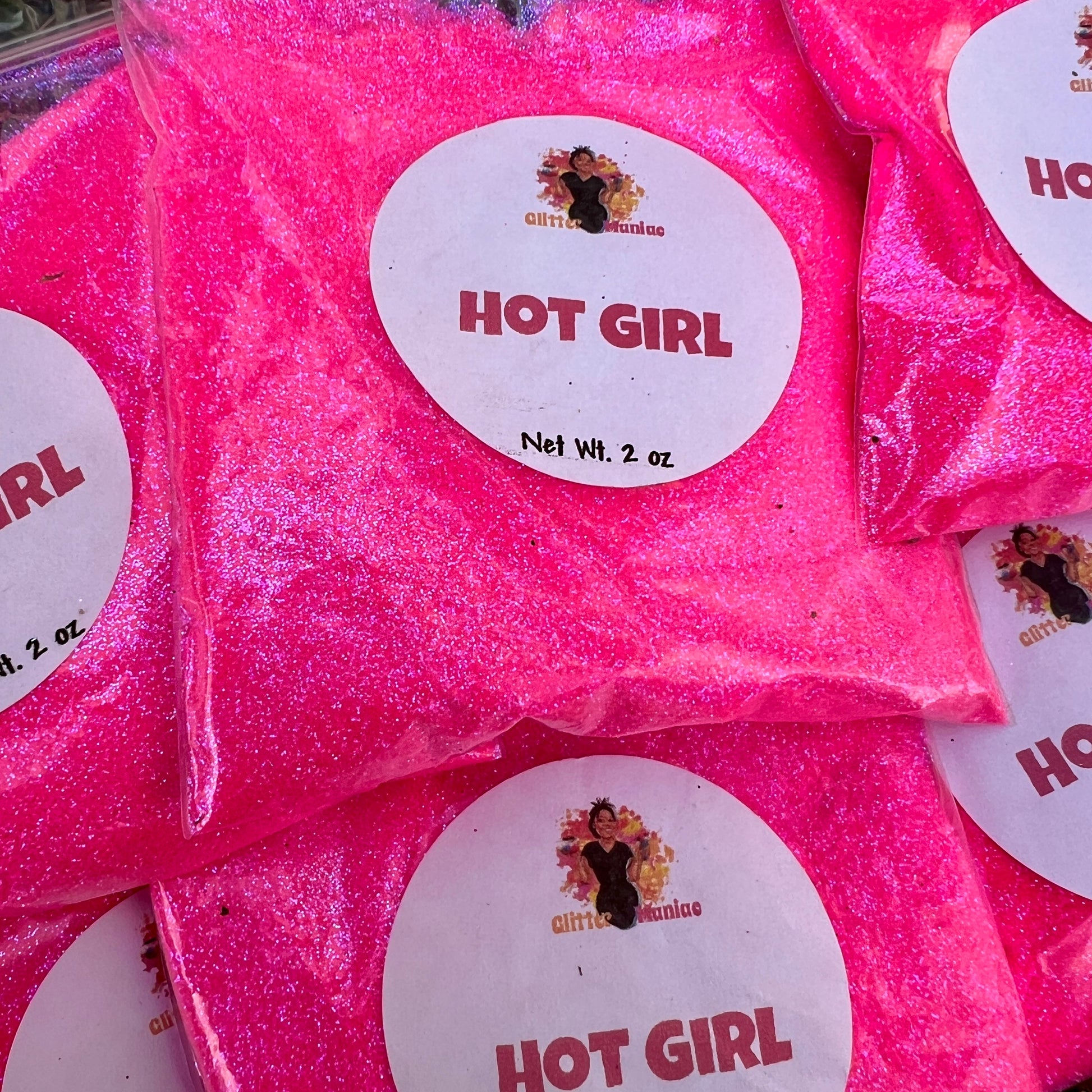 Hot Girl/Fine Iridescent Pink With Purple Shimmer image 0