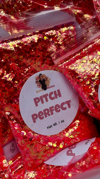 Pitch Perfect /Chunky Iridescent Pink Glitter