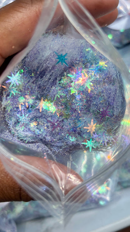 Mermaid Scales/Chunky light purple iridescent