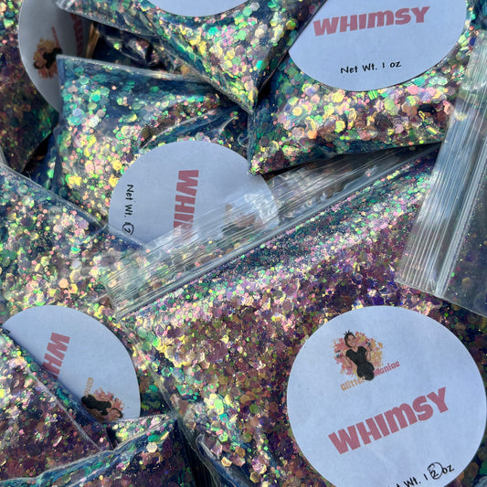 Whimsy/Chunky Purple Iridescent