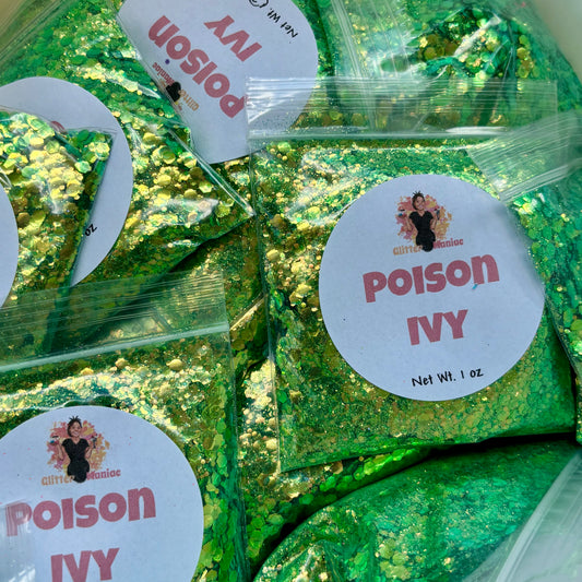 Poison Ivy/Green Chunky Iridescent