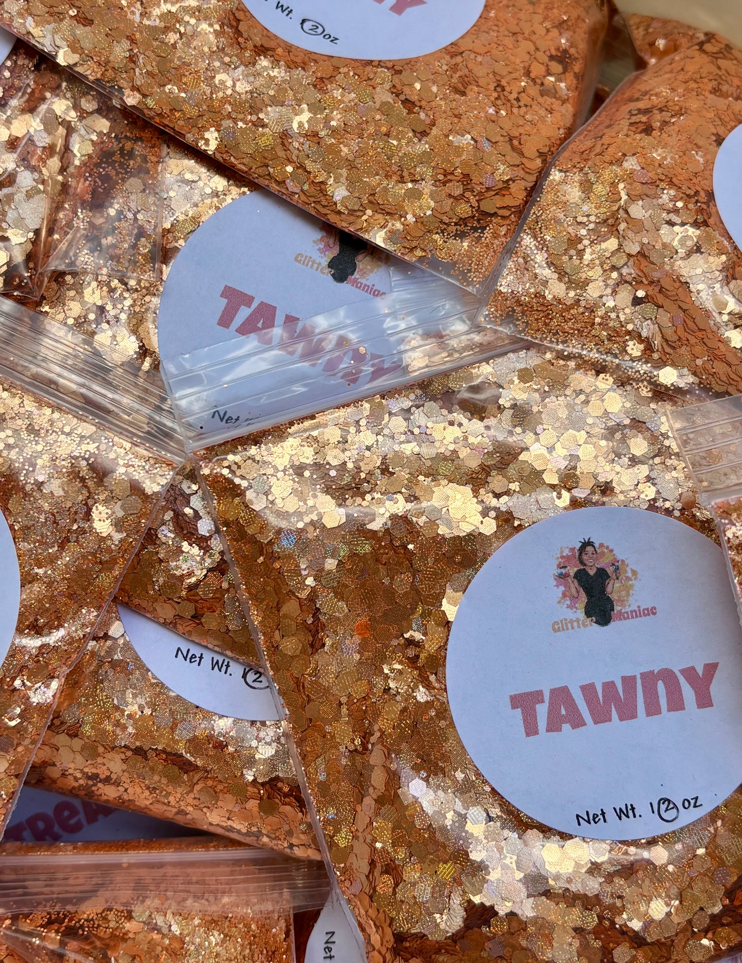 Tawny/Brownish Gold Holographic