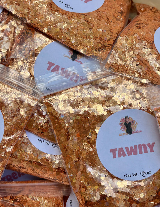 Tawny/Brownish Gold Holographic
