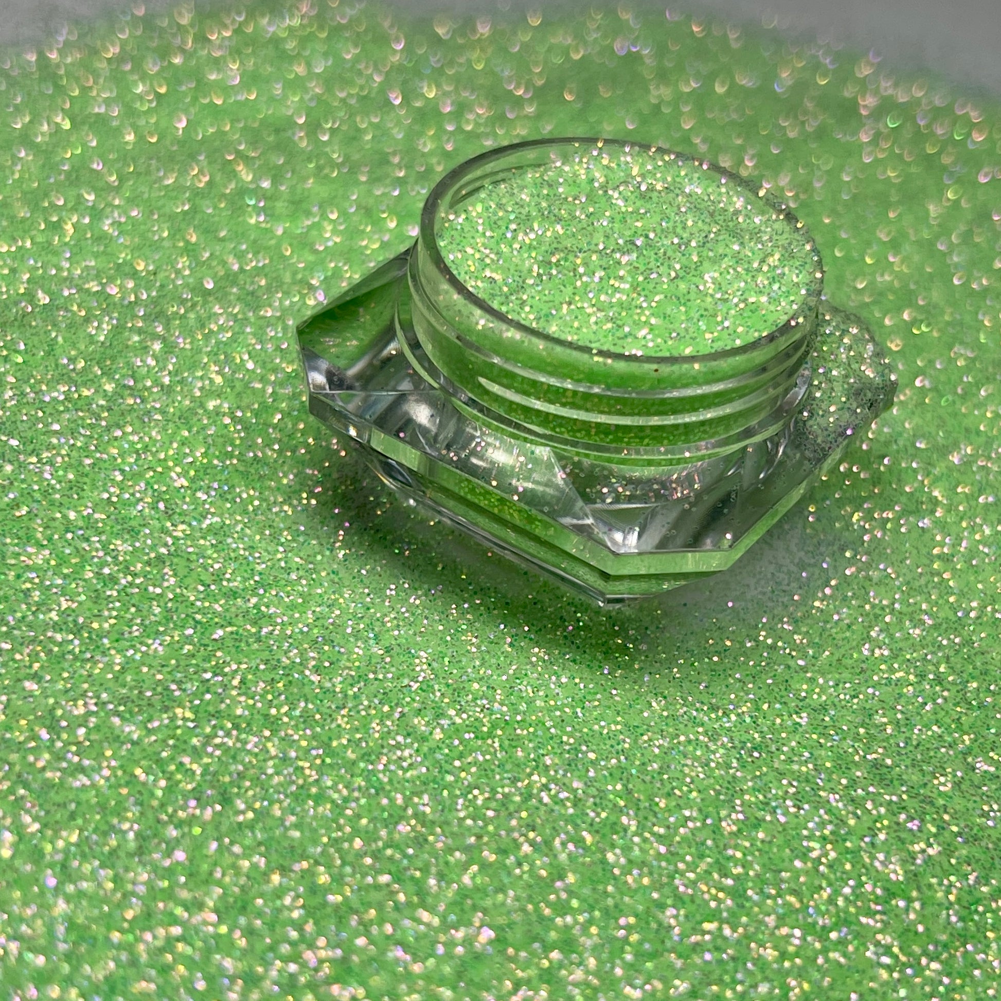 Pistachio/Pastel Green Iridescent Glitter image 1