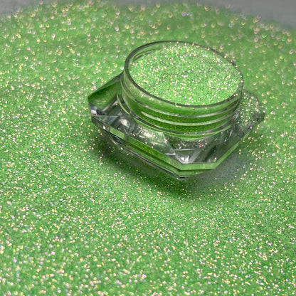 Pistachio/Pastel Green Iridescent Glitter image 1