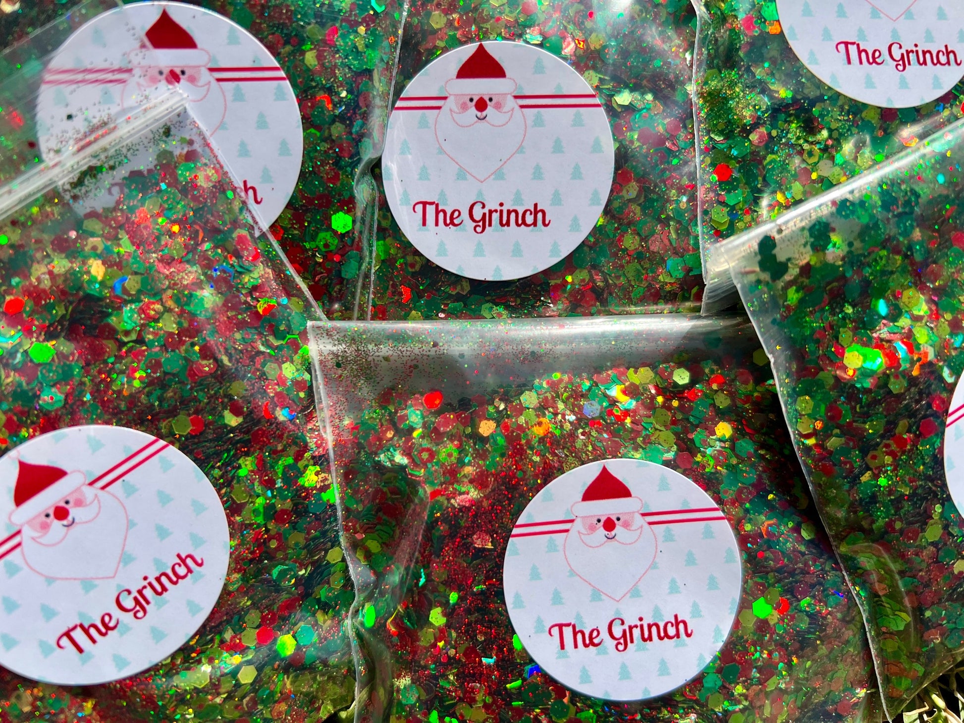 The Grinch/ Chunky Holographic Glitter image 0