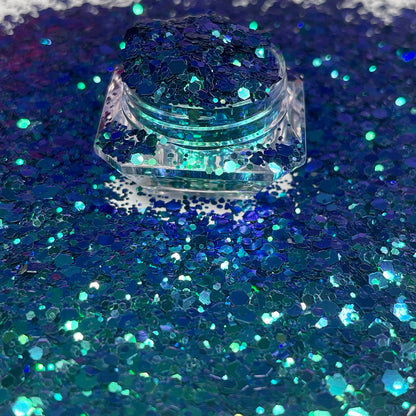Mermaid/Blue Chunky Chameleon Glitter image 1