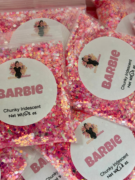 Barbie/Pink Chunky Iridescent image 0