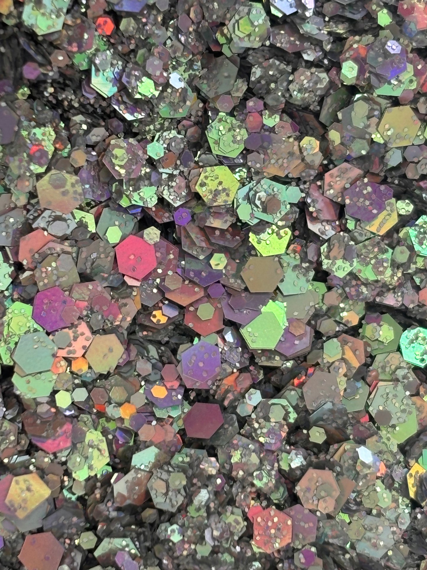 Crystal Galaxy/Chunky Silver Chameleon Glitter image 1