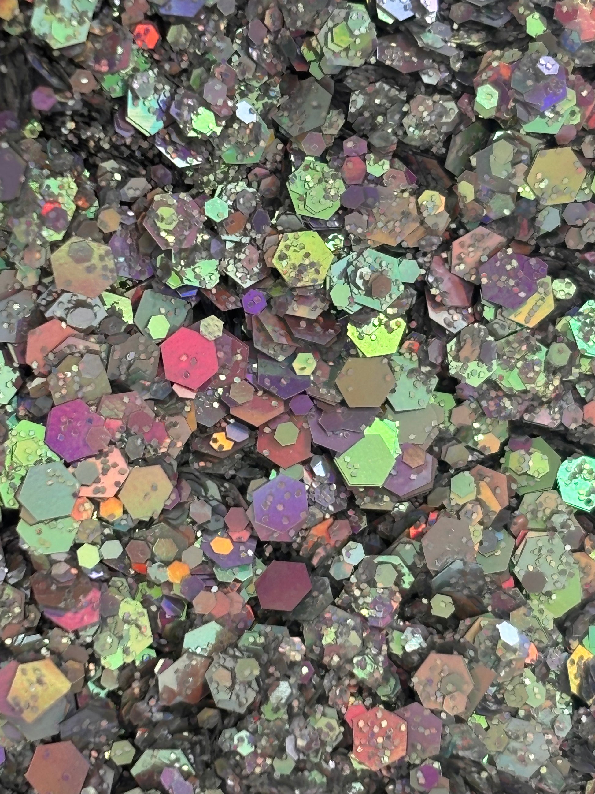 Crystal Galaxy/Chunky Silver Chameleon Glitter image 1
