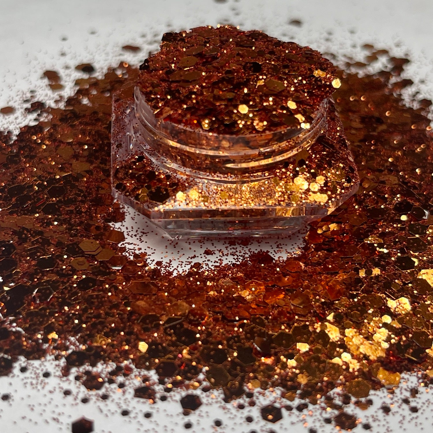 Copper/Chunky Metallic Glitter image 1