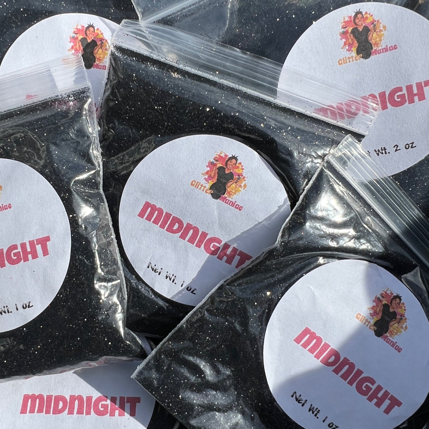 Midnight/Black Fine Metallic Glitter image 0