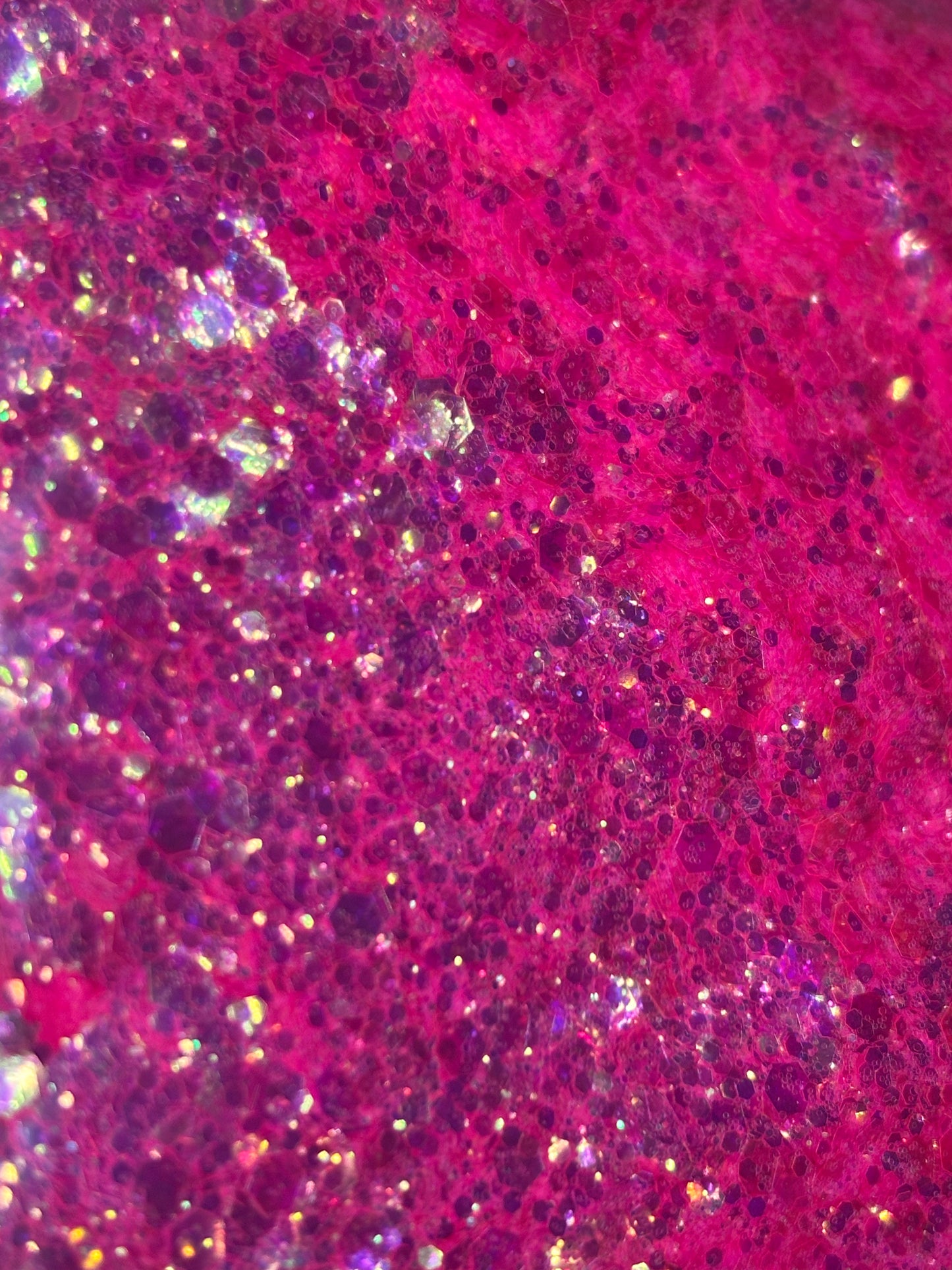 Pitch Perfect /Chunky Iridescent Pink Glitter image 1