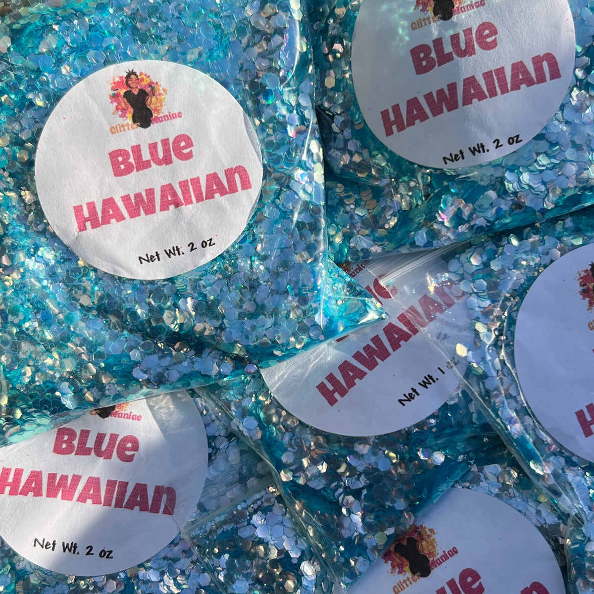 Blue Hawaiian/Blue Chunky Iridescent Glitter image 0