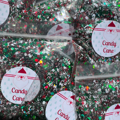 Candy Cane/ Chunky Glitter/ Holographic and Polyester Glitter image 0