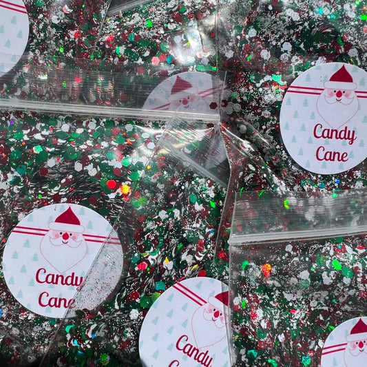 Candy Cane/ Chunky Glitter/ Holographic and Polyester Glitter image 0
