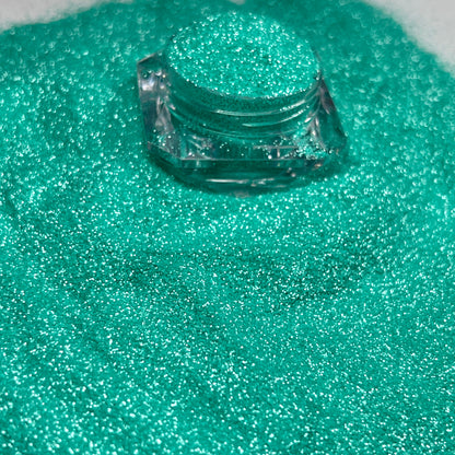 Fantasy Island/Teal Fine Polyester Glitter image 1
