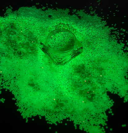 Ghost Busters/Neon Green Chunky Glow Glitter image 1