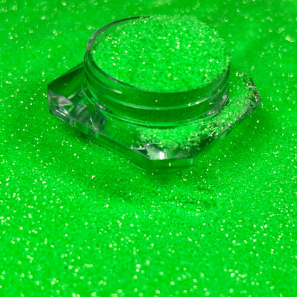 Lime Green/Fine Polyester Glitter image 1