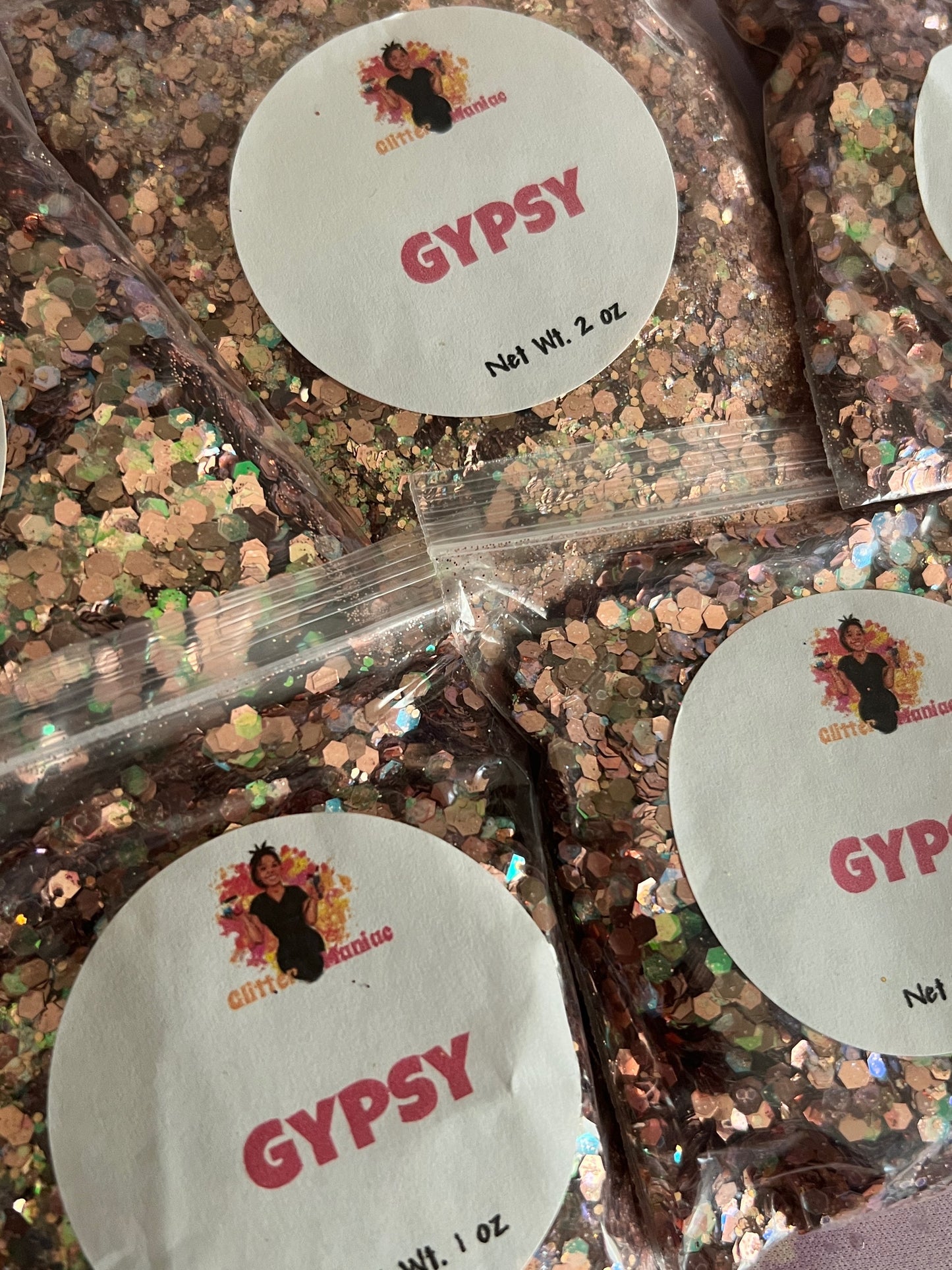 Gypsy/Brown Chunky Iridescent Glitter image 0