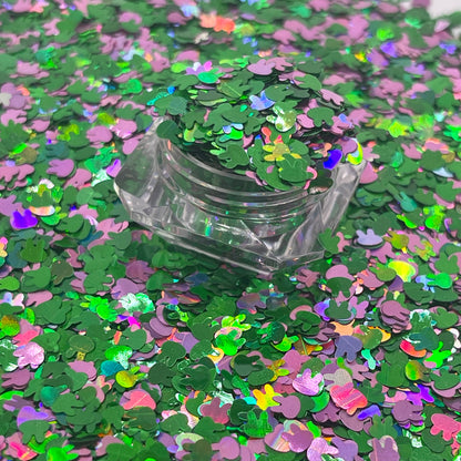 Bad bunny/shape glitter/ holographic glitter image 2