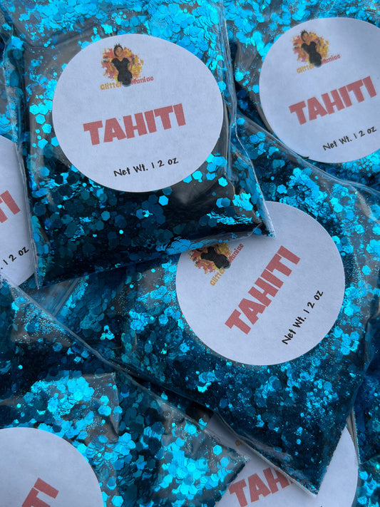 Tahiti/Blue Chunky Metallic Glitter image 0