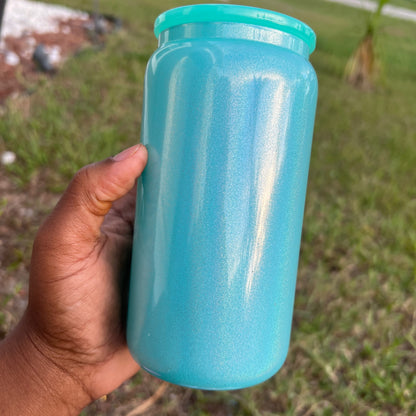16 Oz Shimmer Glass Cans image 2