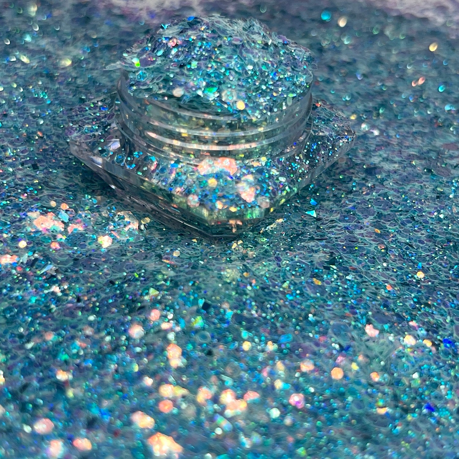 Frozen/Blue Chunky  Iridescent Glitter image 1