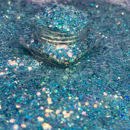 Frozen/Blue Chunky  Iridescent Glitter image 1