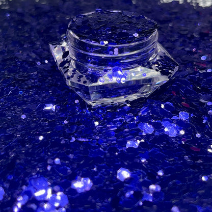 Grape Juice/Chunky Metallic Purple Glitter image 1