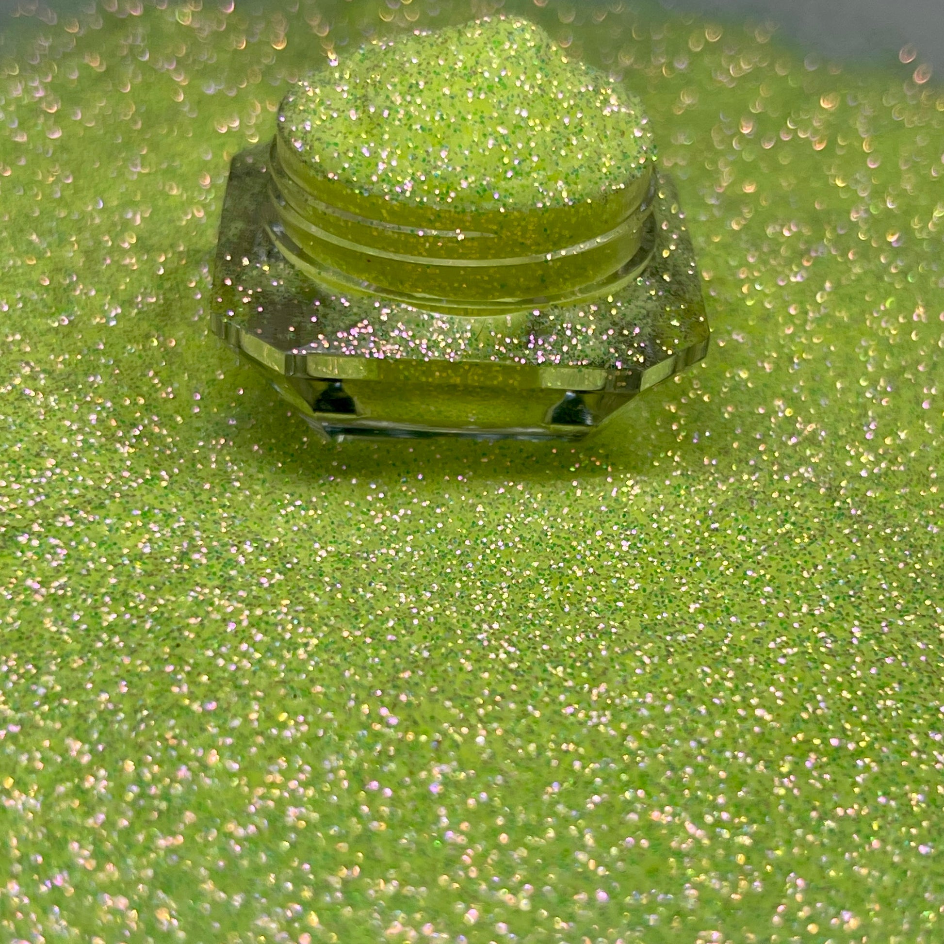 Lemon Squeeze/ Pastel Yellow Fine Iridescent Glitter image 1