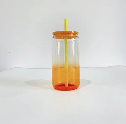 16 Oz Plastic Ombré Can image 1